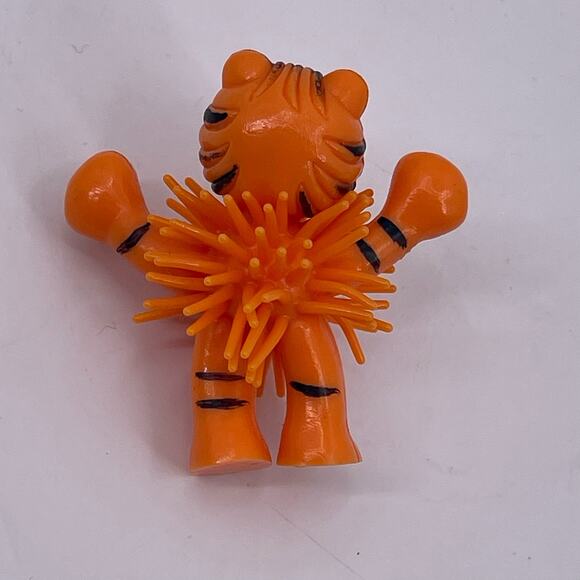 Vintage Mini KOOSH Animal Figures Zebra Monkey Tiger Lion Lot of 4 Miniature - Picture 9 of 9